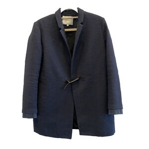 Maje Jacket Womens Size EU 40 US Large Navy Blue Classic Old Money Career Blazer